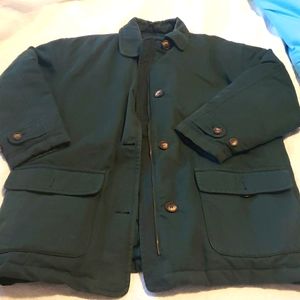 Green corduroy Eddie Bauer coat small